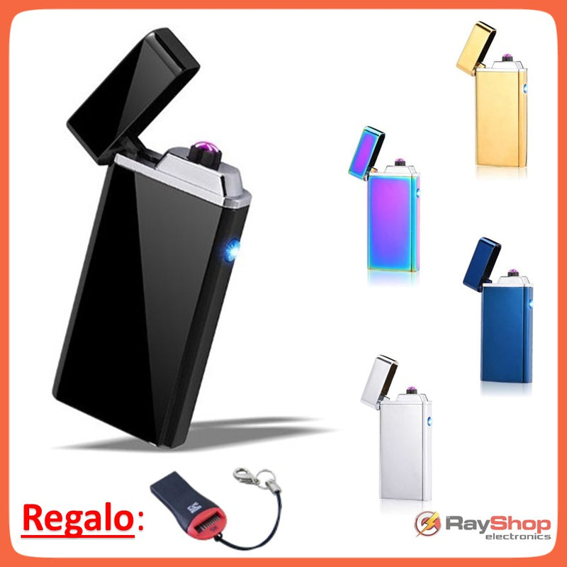 Encendedor Electrónico Recargable Doble Arco Plasma ( Jl217 ) Dt375 –  RayShop electronics