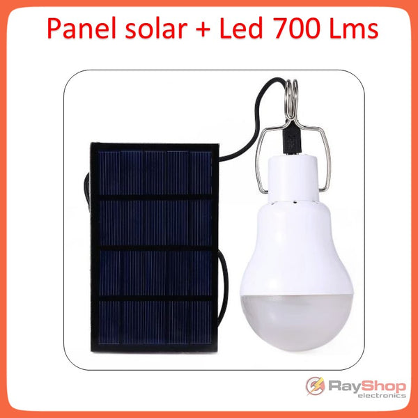 Panel Solar Y Foco Led 700 lms Dt188