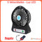 Mini Ventilador Portatil 3 Vel Luz Led Recargable Usb Dt219