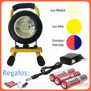 Lámpara Led Reflector 30w 2400 Lm 24 Leds Recargable Dt160