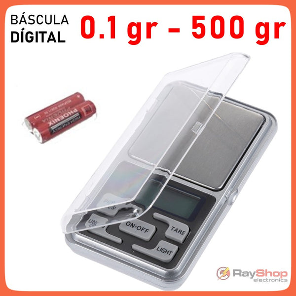 Báscula Digital Gramera Bolsillo Química 0.1g - 500g Sn25