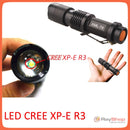 Mini Lampara Tactica 2000 Lumens Cree Led R3 Recargable Dt26a