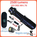 Mini Lampara Tactica 2500 Lumens Cree Led Xm-L T6 DT47