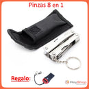 Pinzas Mini Multiherramienta 7 En 1 Con Lámpara Regalos Wj45