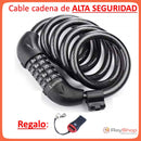 Candado Combinacion 2x120cm Cadena Cable Bici Moto S866