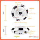 Cámara Seguridad Panorámica Wifi Micrófono Altavoz App Jk93