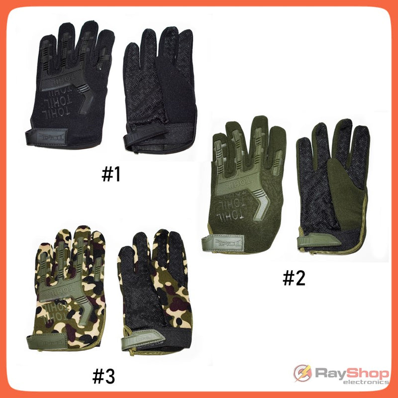 Guantes Tácticos Protección Moto Bici Táctil Touch Dtst10