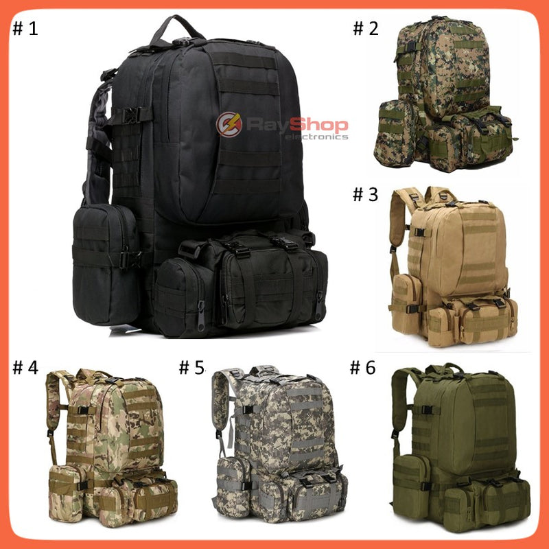 Mochila Táctica Militar 55 Litros Backpack Calidad Original Gjp Wz213