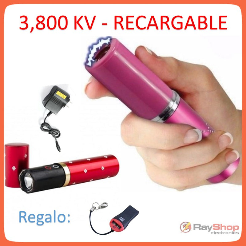 Chicharra Taser Paralizador Electrico Con Lampara Led /e