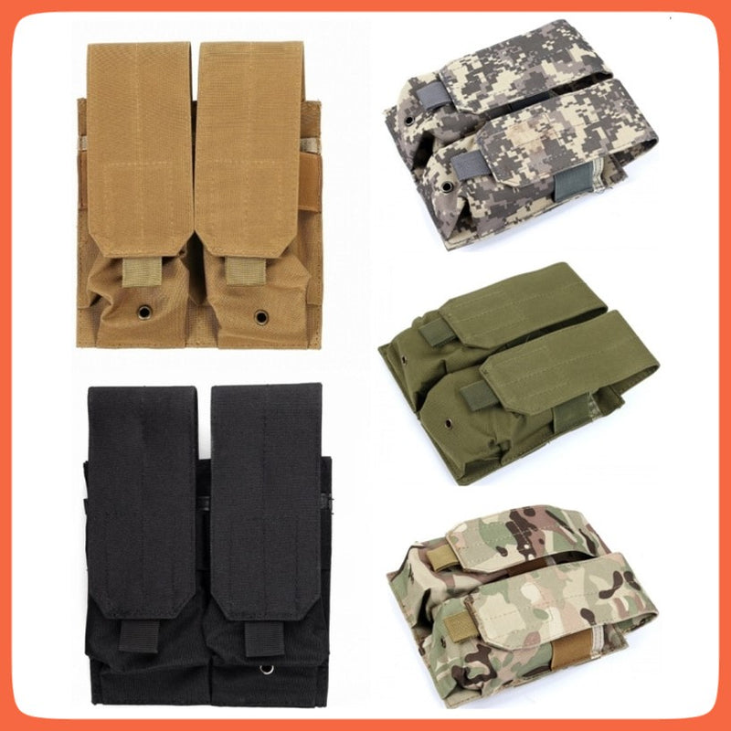 Porta cargador doble Glock cartuchos sistema Molle Cinturón 600D YB1404