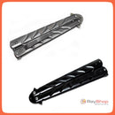 Navaja Mariposa Balisong Acero Inoxidable Con Clip Grande Sn5/6