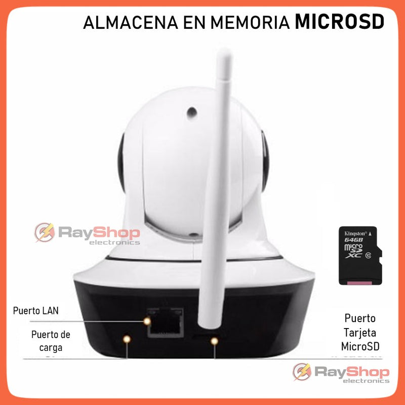 Cámara Robótica Sensor Wifi Micrófono Habla Escucha App Jk85