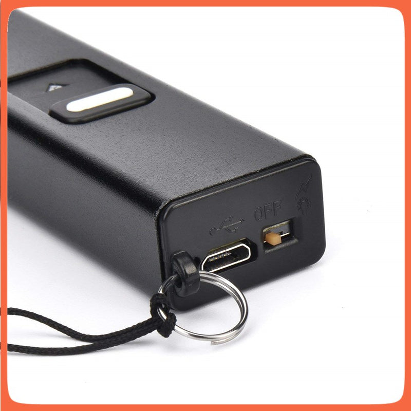 Lámpara Stun Gun Paralizador Mini Usb Llavero Bolsillo tw-1502