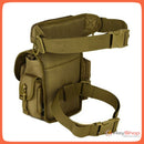 Mochila Militar Muslera Piernera Táctica Nylon D600 2.5 Litros GJP Wz614