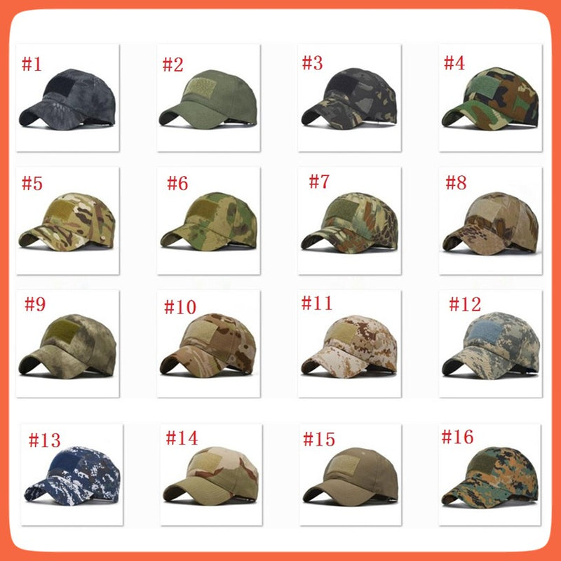 Gorra Táctica Militar Con Porta Parches Ajustable Colores Calidad BQM