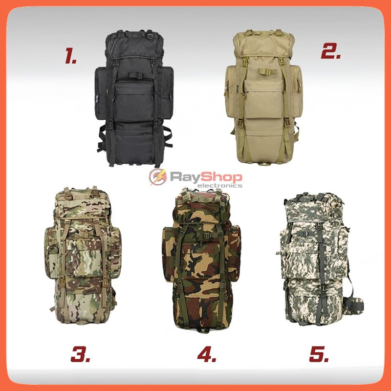 Mochila Táctica Militar 65 Lts Gotcha Casería Campismo Calidad GJP Wz65L