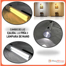 Lámpara Emergencia Solar 1500 lms Luz Led Fría Cálida Recargable Dt666