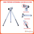 Telescopio Lente Zoom 10x Celular Con Clip + Monocular 10x18