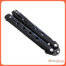 Navaja Mariposa Balisong Cuchillo Acero Inoxidable Con Clip Grande Sn12