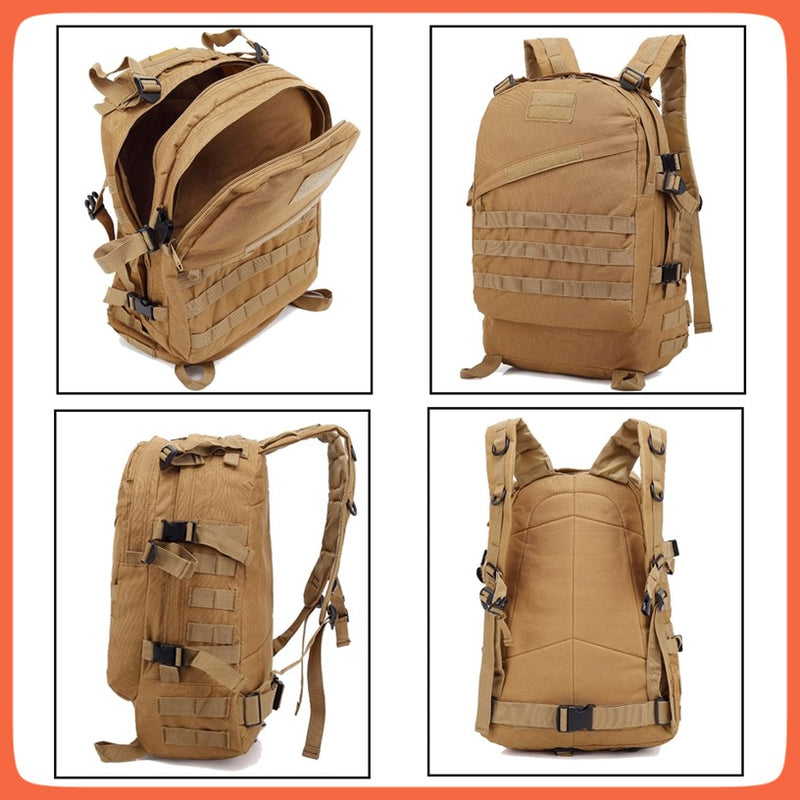 Mochila Táctica Militar Impermeable Grande 40l De Senderismo