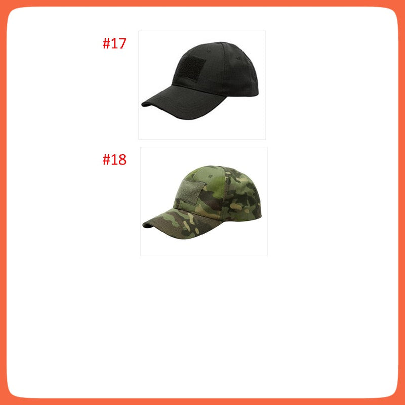 Gorra Táctica Militar Con Porta Parches Ajustable Colores Calidad BQM