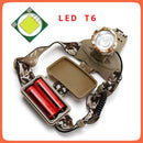 Lámpara Minera Táctica Cabeza 1600 Lms Camuflaje Led T6 Dt45