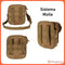 Bolsa Militar Táctica Sistema Molle Cruzada Celular Calidad Original GJP WZ9058