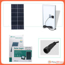 Reflector Panel Solar Exterior 25w Control Recargable Dt69