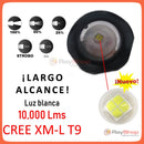 Lámpara Táctica 10,000 Lms Nuevo Led T9 Largo Alcance Dt12