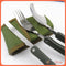 Cubiertos plegable con funda, cuchara, tenedor, cuchillo pj275