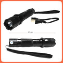 Lámpara Con Descarga Electroshock Toques Taser M2013