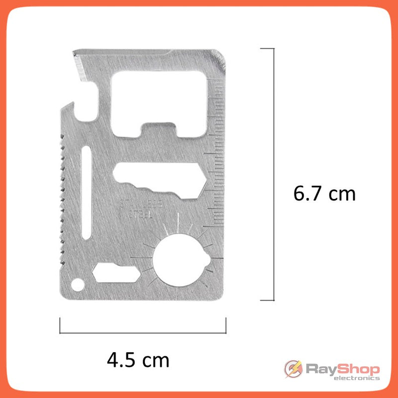 Tarjeta Multi Herramienta Navaja Acero Inox Survival Dp001