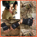 Guantes Tácticos Protección Moto Bici Medio Dedo Touch B01