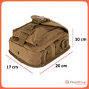 Bolsa Militar Táctica Sistema Molle Cruzada Celular Calidad Original GJP WZ9058