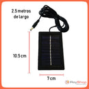 Foco Led Panel Solar Recargable Usb V8 Luz Fría Cálida Dt5-1