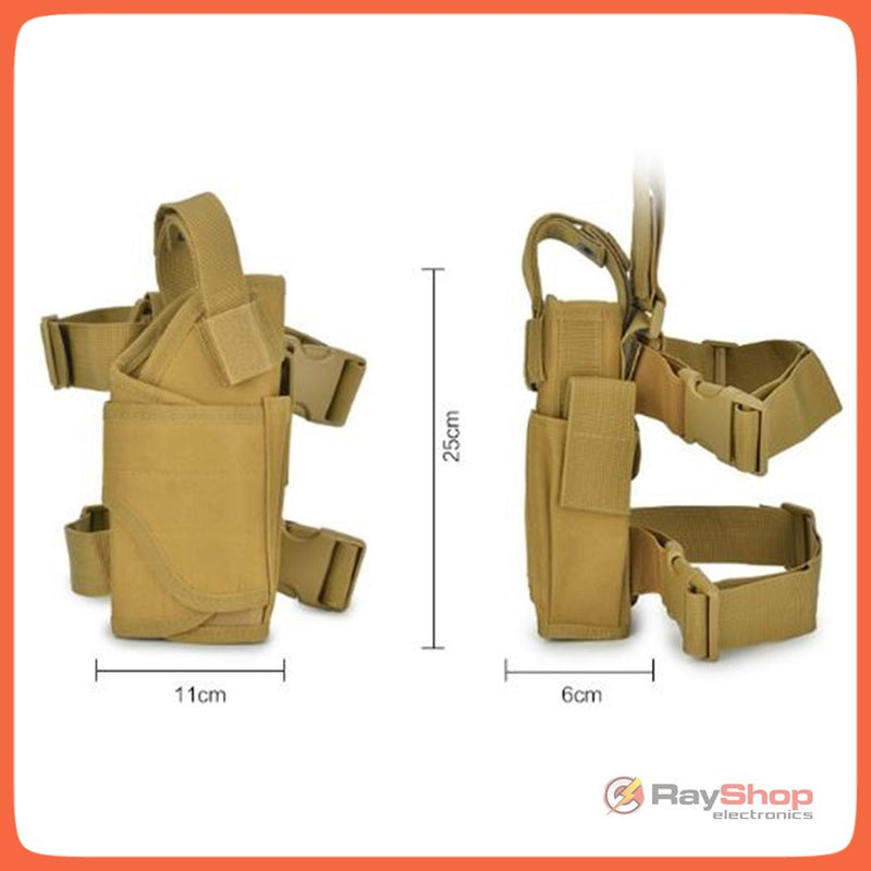 Piernera Funda Pistola Militar Táctica Gotcha Paintball S854