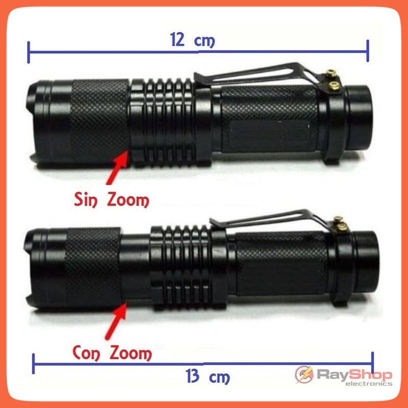 Lámpara Rifle Táctica Led 2500lms Cola De Ratón Switch Dt26s