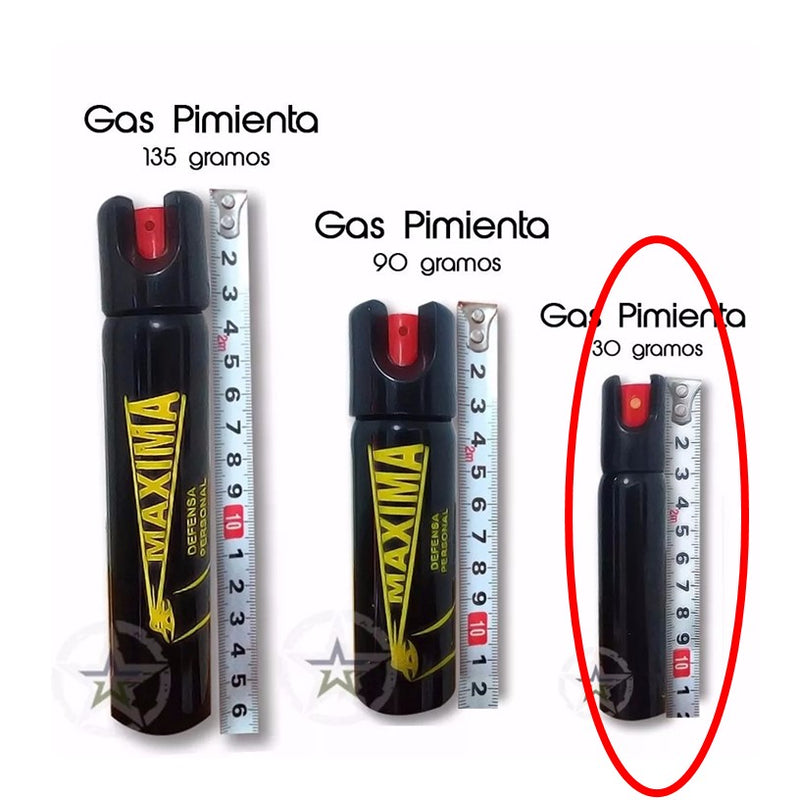 Gas Pimienta Spray Negro 15 Gramos – Do it Center