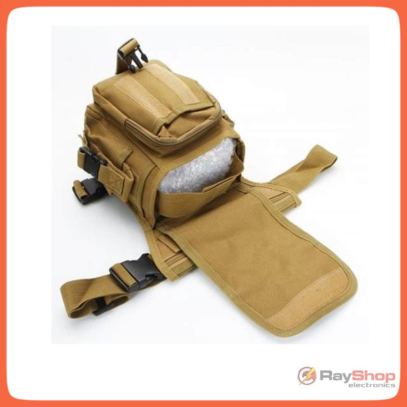 Mochila Militar Muslera Piernera Táctica Nylon D600 GJP WZ032