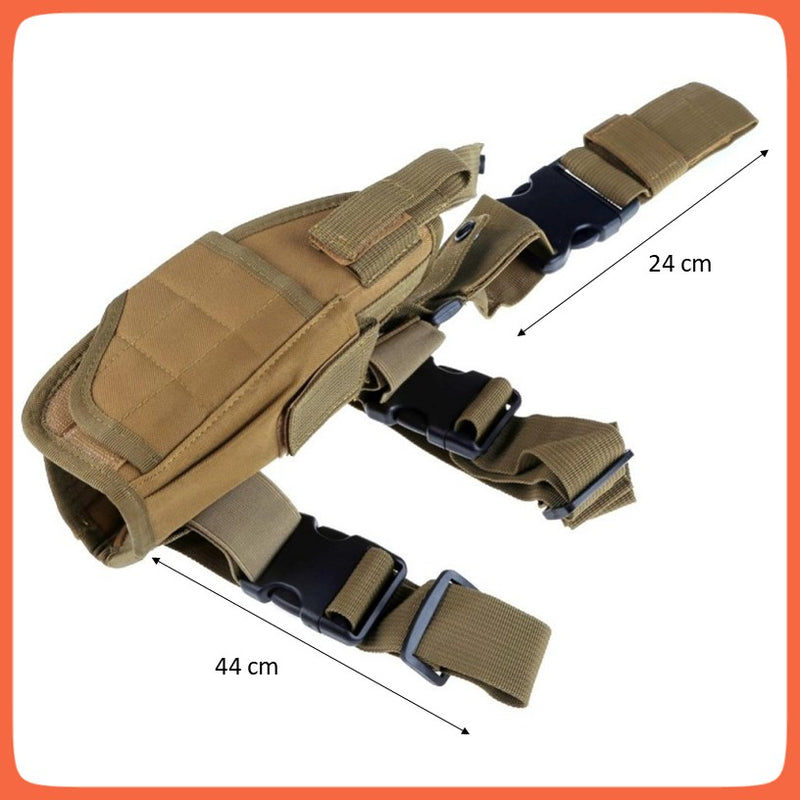 Piernera Funda Pistola Militar Táctica Gotcha Paintball S854