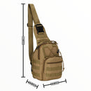 Mochila Táctica Militar Pechera Crossbody como wz098 pero GRANDE d 12Lts GJ940