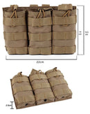 Porta cargador triple sistema molle PJ355