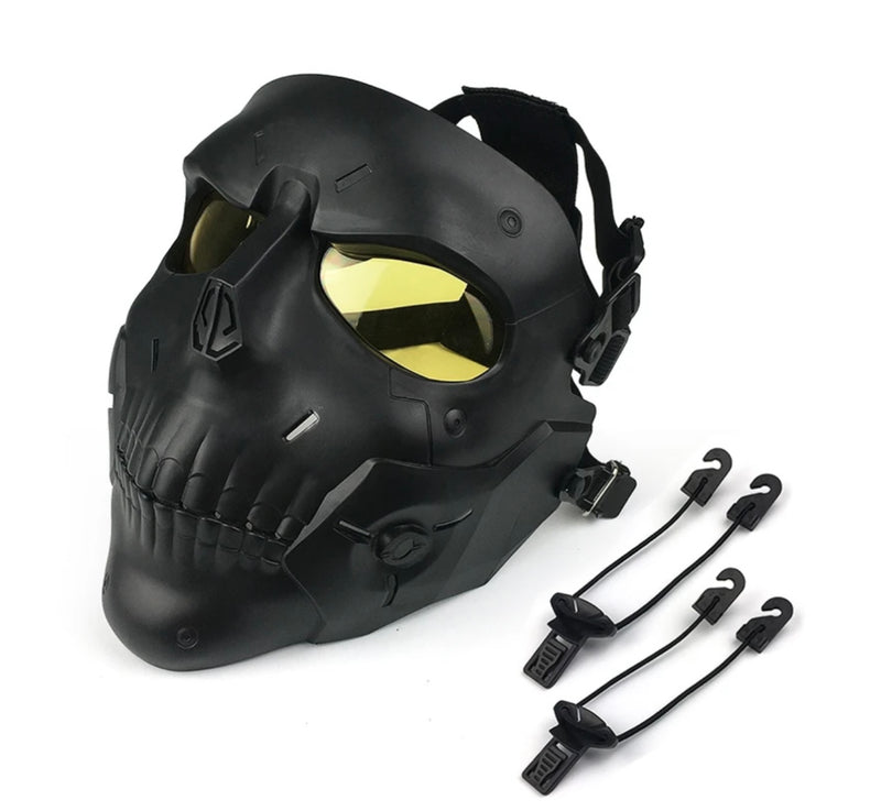 Máscara de calavera Airsoft Paintball Tactical Full Face