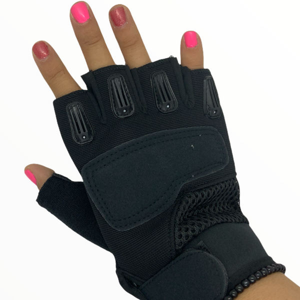  HADMB guantes de ciclismo de medio dedo, linterna LED guantes  para hombre trabajo al aire libre pesca recargable alta lúmenes pantalla  táctil guantes 3 modos brillante, S : Todo lo demás