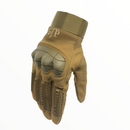 Guantes Tácticos Con Protección reforzada en Nudillos y dedos touch GJP 713Q