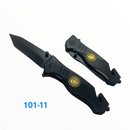 Navaja Con Rompe Vidrios Corta Cintos Y Clip Cuchillo F121