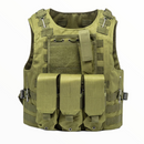 Chaleco tactico sistema molle bolsas desmontables PJ008