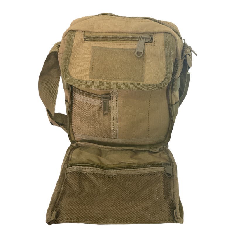 Mochila cruzada pequeña sistema molle varios compartimentos GJ020