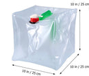 Cubo contenedor plegable de agua 15 litros SN096