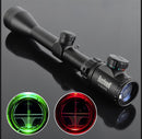 Mira telescópica RETROILUMINADA ( VERDE Y ROJO) para Rifle con monturas, Caza 3-9x40eg B-61